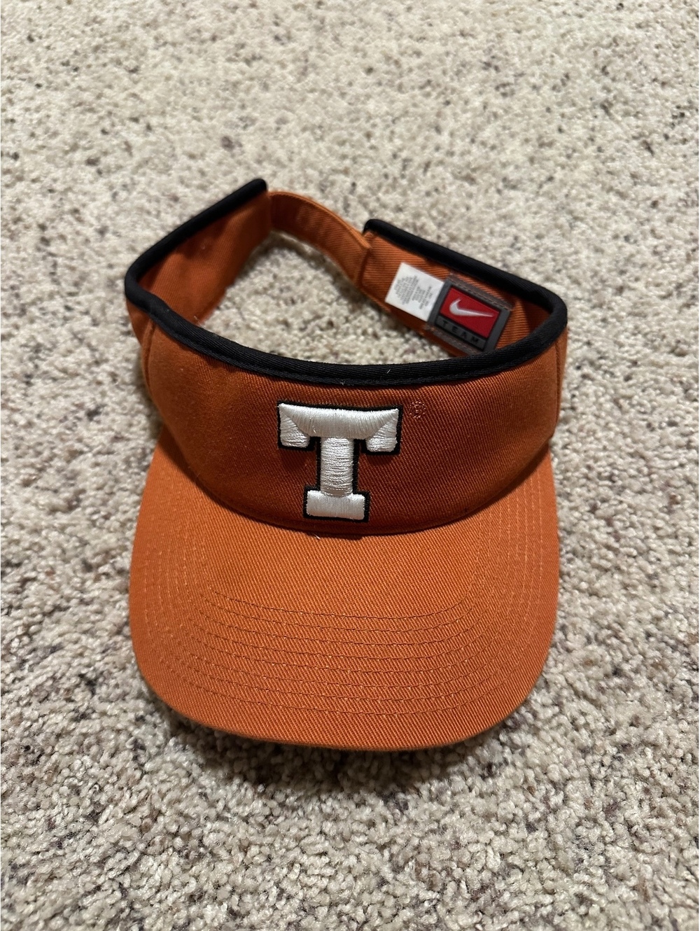 Nike Team Orange Texas Longhorns Visor Hat